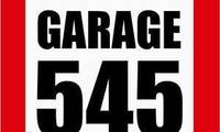 Logo GARAGE 545 em Saudade