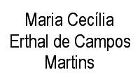 Logo Maria Cecília Erthal de Campos Martins em Anil