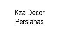 Logo Kza Decor Persianas em Setor Pedro Ludovico