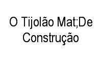 Logo O Tijolão Mat;De Construção
