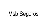 Logo Msb Seguros em Curicica