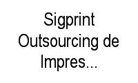 Logo Sigprint Outsourcing de Impressão E Videowall em Mercês