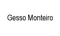 Logo Gesso Monteiro em Anil