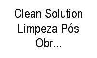 Logo Clean Solution Limpeza Pós Obra E Terceirização em Centro