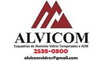 Logo Alvicom Esquadrias de Alumínio E Vidros em Lindéia (Barreiro)