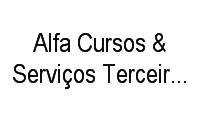 Logo Alfa Cursos & Serviços Terceirizados Ltda. em Águas Brancas