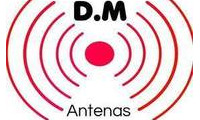 Logo DM antenas  em Uberaba