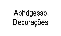 Logo Aphdgesso Decorações em Heliópolis