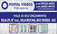 Logo Portal Vidros Vidraçaria em Vila Rocha