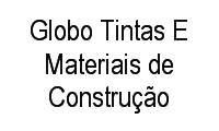 Logo Globo Tintas E Materiais de Construção em Capelinha