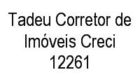 Logo Tadeu Corretor de Imóveis Creci 12261 em Perequê