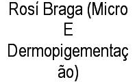 Logo Rosí Braga (Micro E Dermopigementação) em Cabral